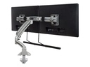 Chief Kontour K1D Series K1D22HSXRH kit de montage - pour 2 écrans LCD - argent subtil - Conformité TAA