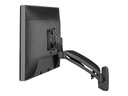 Chief Kontour Dynamic Single Height-Adjustable Display Wall Mount - For Displays 10-30" - Black kit de montage - pour Écran LCD - noir - Conformité TAA