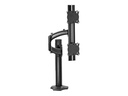 Chief Kontour K4 1x2 Display Dual Arm Mount - For Displays 19-24" - Black kit de montage - pour 2 écrans LCD - noir - Conformité TAA