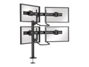 Chief Kontour Series K4G220B kit de montage - pour 4 écrans LCD - noir - Conformité TAA