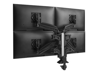 Chief Low-Profile Quad Display Monitor Arm - For Monitors 10-32" - Black kit de montage - profil bas - pour 4 écrans LCD - noir