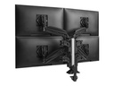 Chief Low-Profile Quad Display Monitor Arm - For Monitors 10-32" - Black kit de montage - profil bas - pour 4 écrans LCD - noir
