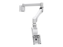 Compulocks Bras de moniteur articulé extra long de qualité médicale VESA blanc kit de montage - pour écran LCD / tablette - blanc