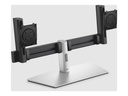 Dell Pro MDS26 pied - pour 2 moniteurs - mécanisme de libération rapide - argent/noir
