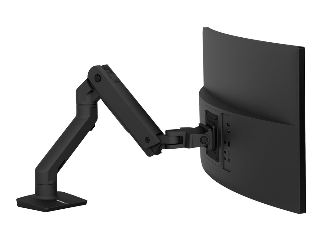 Ergotron HX kit de montage - Technologie de force constante - pour écran LCD / écran LCD incurvé - noir mat