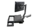 Ergotron Sit-Stand Combo Arm kit de montage - Technologie de force constante - pour écran LCD/clavier/souris/lecteur de codes à barres - aluminium poli