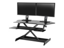 Ergotron WorkFit Corner - adaptateur en bureau debout - noir