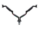 Bras de bureau – Kensington SmartFit One-Touch Height Adjustable Dual Monitor Arm mounting kit
