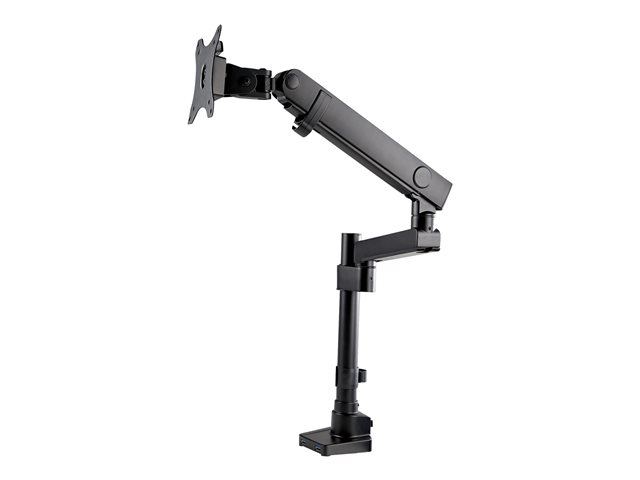 Bras de bureau – Startech Desk Mount Monitor Arm with 2x USB 3.0 ports, Pole Mount Full Motion Single Arm Monitor Mount up to 17.6lbs/8kg VESA Display, Ergonomic Articulating Monitor Arm, Clamp/Grommet