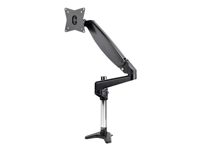 Bras de bureau – Startech Desk Mount Monitor Arm for Single VESA Display up to 32" or 49" Ultrawide 8kg/17.6lb, Full Motion Articulating & Height Adjustable w/ Cable Management, C-Clamp, Grommet Mount