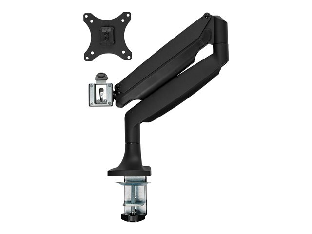 Bras de bureau – Startech Desk Mount Monitor Arm, Heavy Duty Ergonomic VESA Monitor Arm, Single Display up to 9kg, Full Motion, Height Adjustable, Articulating, Aluminum, C-Clamp/Grommet, Black