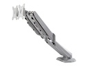 Bras de bureau – Startech Desk Mount Dual Monitor Arm with USB & Audio, Grommet/Desk Clamp VESA Mount for up to 32 inch Displays, 2x USB, 2x 3.5mm audio, Ergonomic Full Motion Dual Monitor Arm, Silver