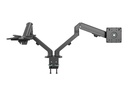 Bras de bureau – VISION Monitor Dual Desk Arm Mount
