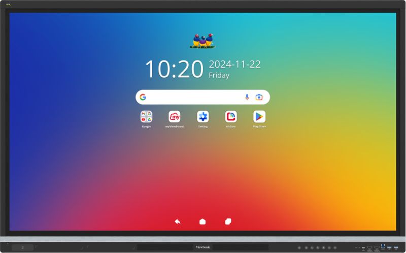 ViewSonic ViewBoard IFP5551 – Écran tactile ViewBoard série 51 55 pouces UHD, Android 14 certifié EDLA, IR 450 nits