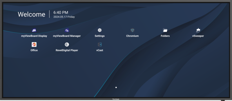 ViewSonic CDE92UW – Écran LED grand format ViewBoard 92" 5210x2160 21:9 ultra wide, 500 nits, Android 13, 24/7