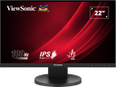 ViewSonic VG2208A – Moniteur LED 22 pouces Full HD 250 nits, 5 ms, haut-parleurs 2x2 W, hub USB 100 Hz