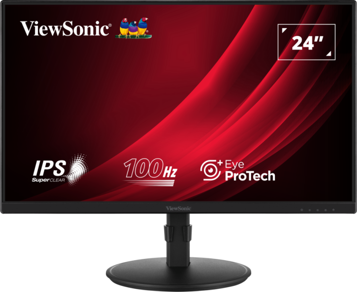 ViewSonic VG2408A-MHD – Moniteur LED 24 pouces Full HD, 250 nits, temps de réponse 5 ms