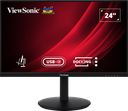 ViewSonic VG2409U-2 – Moniteur LED 24 pouces Full HD, 300 nits, temps de réponse 5 ms, avec haut-parleurs 2 x 2,5 W, 100 Hz