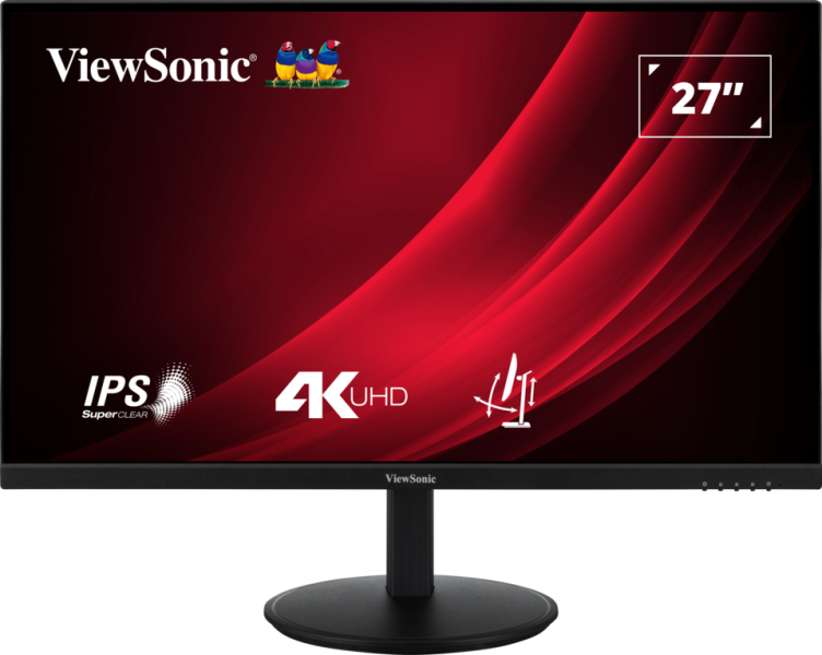 ViewSonic VG2708-4K – Moniteur LED 27 pouces 4K, 250 nits, 60 Hz (sans USB)