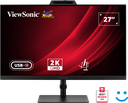 ViewSonic VG2741V-2K – Moniteur LED 27 pouces 2K 250 nits, 4 ms, avec 2 haut-parleurs 2 W, 120 Hz, USB-C (charge 15 W)