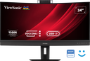 ViewSonic VG3457CV – Moniteur LED 34 pouces incurvé 2K 21:9 350 nits, temps de réponse 5 ms