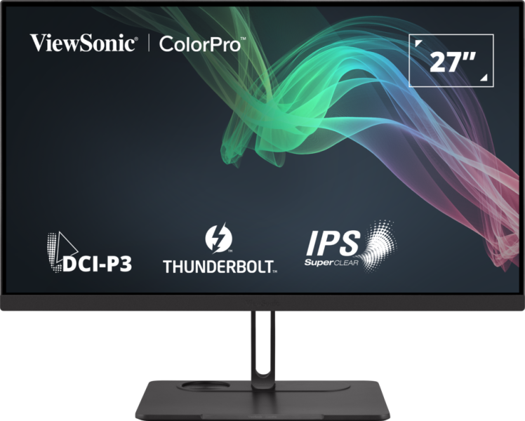 ViewSonic VP2776T-4K – Moniteur LED 27 pouces 4K 400 nits, 5 ms, 99 % Adobe RGB, USB-C 2x Thunderbolt 4 Compatible avec Mac Book