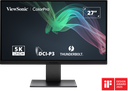 ViewSonic VP2788-5K – Moniteur LED 27 pouces 5K 500 nits, 5 ms, 100 % sRGB, 88 % Adobe RGB, certifié Pantone