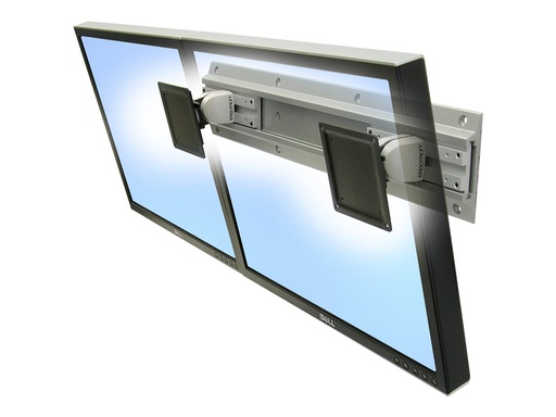 [28-514-800] Ergotron Neo-Flex kit de montage - profil bas - pour 2 écrans LCD - gris, noir