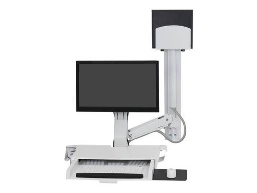 [45-270-216] Ergotron kit de montage - pour écran LCD/clavier/souris/lecteur de codes à barres/processeur - support de CPU moyen - blanc