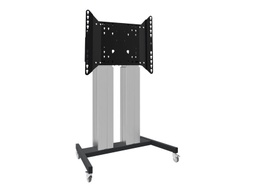 [MD 062B7105K] Ascenseur / chariot sur roues pour écrans tactiles XL jusqu'à 160 kg, avec couvercle de protection verrouillable (VESA 8