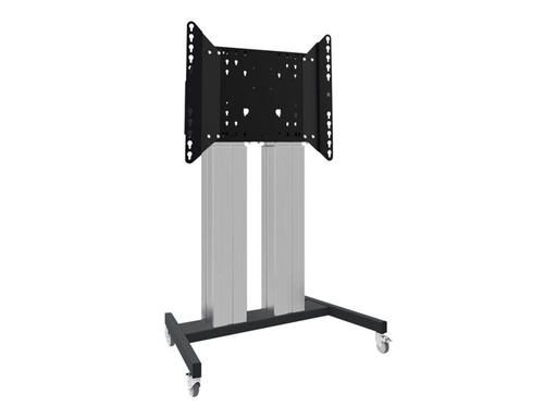 [MD 062B7105K] Ascenseur / chariot sur roues pour écrans tactiles XL jusqu'à 160 kg, avec couvercle de protection verrouillable