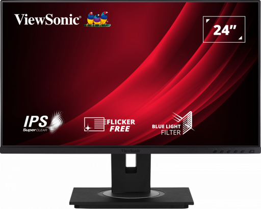 [VG2448a-2] ViewSonic VG2448a-2 – Moniteur LED 24 pouces Full HD 250 nits, 5 ms, avec haut-parleurs 2x2 W sans cadre (EPEAT GOLD)
