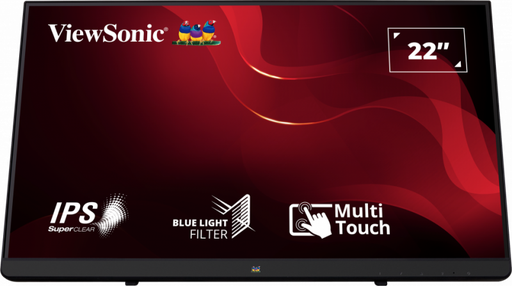 [TD2230] ViewSonic TD2230 – Écran tactile LED 22 pouces Full HD 200 nits, 5 ms, avec 2 haut-parleurs 3 W tactile capacitif