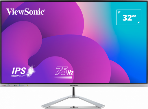 [VX3276-MHD-3] ViewSonic VX3276-MHD-3 – Moniteur LED 32 pouces Full HD 250 nits, 4 ms, avec haut-parleurs 2x2 W