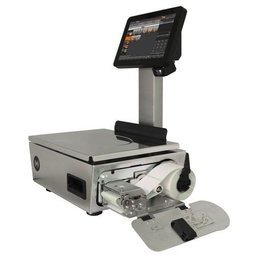 Balance MARQUES BM 7 Junior DC3 modèle bi corps , écran client 7 pouces, imprimante 80mm intégrée et imprimante étiquette DC Label