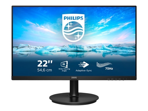 [222V8LA/00] Écran Philips 222V8LA 22" Full HD VA 75 Hz (V Line)
