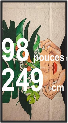 [98BDL4550D/00] Philips 98BDL4550D - Classe de diagonale 98" (97.5" visualisable) - D-Line écran LCD rétro-éclairé par LED - signalisati