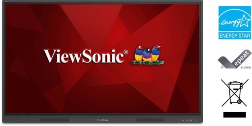 [IFP65G1] ViewSonic ViewBoard IFP65G1 – Écran tactile ViewBoard série G 65 pouces UHD, sans Android, IR 450 nits, 2 x 15 W, USB-C (65 watts)