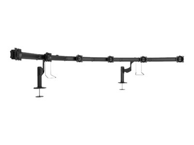 [K4G610B] Chief Kontour Series K4G610B K4 6x1 Grommet Mounted Array kit de montage - pour 6 écrans LCD - noir - Conformité TAA