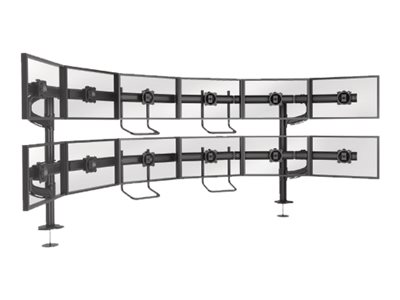 [K4G620B] Chief Kontour Series K4G620B K4 6x2 Grommet Mounted Array kit de montage - pour 12 écrans LCD - noir - Conformité TAA