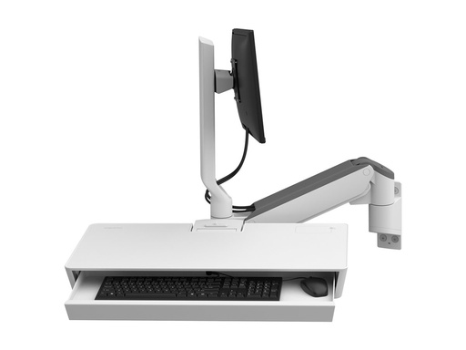 [45-622-251] Ergotron CareFit Combo Arm with Worksurface kit de montage - modulaire - pour écran LCD / clavier - blanc