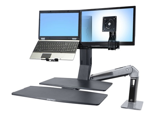 [97-617] Ergotron WorkFit composant de montage - pour 2 écrans LCD/ordinateur portable - noir