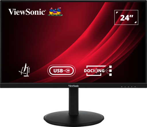 [VG2409U-2] ViewSonic VG2409U-2 – Moniteur LED 24 pouces Full HD, 300 nits, temps de réponse 5 ms, avec haut-parleurs 2 x 2,5 W, 100 Hz