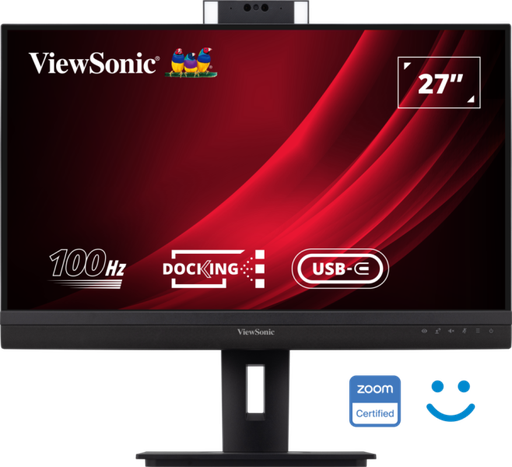 [VG2757V-2K] ViewSonic VG2757V-2K – Moniteur LED 27 pouces 2K 350 nits, 5 ms, avec haut-parleurs 2x5 W, webcam 5 Mpx + micro