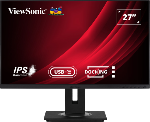 [VG2756-4K] ViewSonic VG2756-4K – Moniteur LED 27 pouces 4K 350 nits, 5 ms, avec haut-parleurs 2x2 W (moniteur d'accueil)