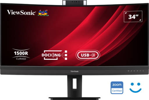 [VG3457CV] ViewSonic VG3457CV – Moniteur LED 34 pouces incurvé 2K 21:9 350 nits, temps de réponse 5 ms